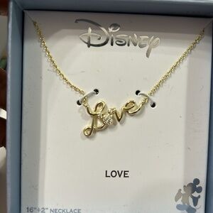 Disney-  LOVE- Necklece